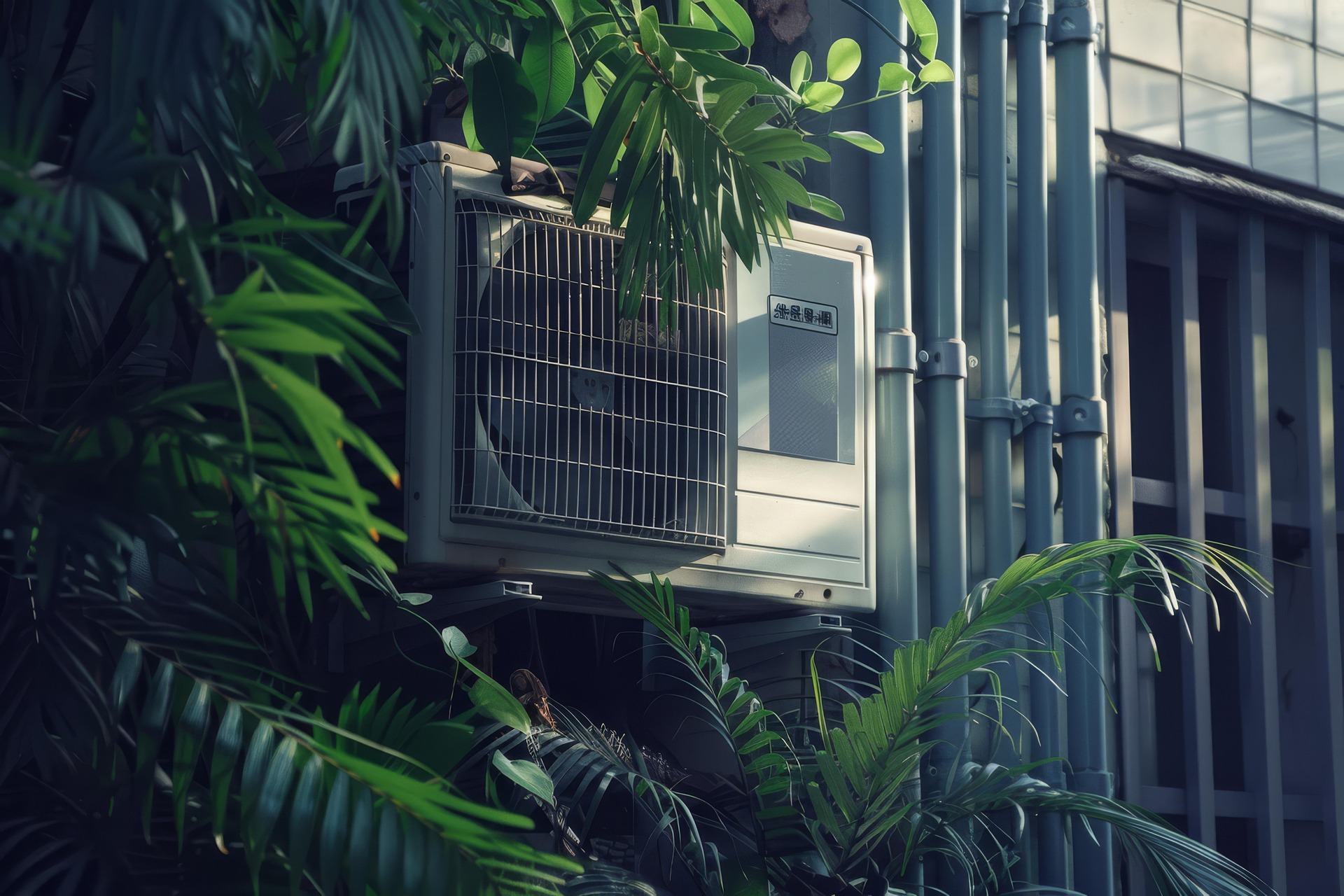 Air conditioning system ready for installation or repair